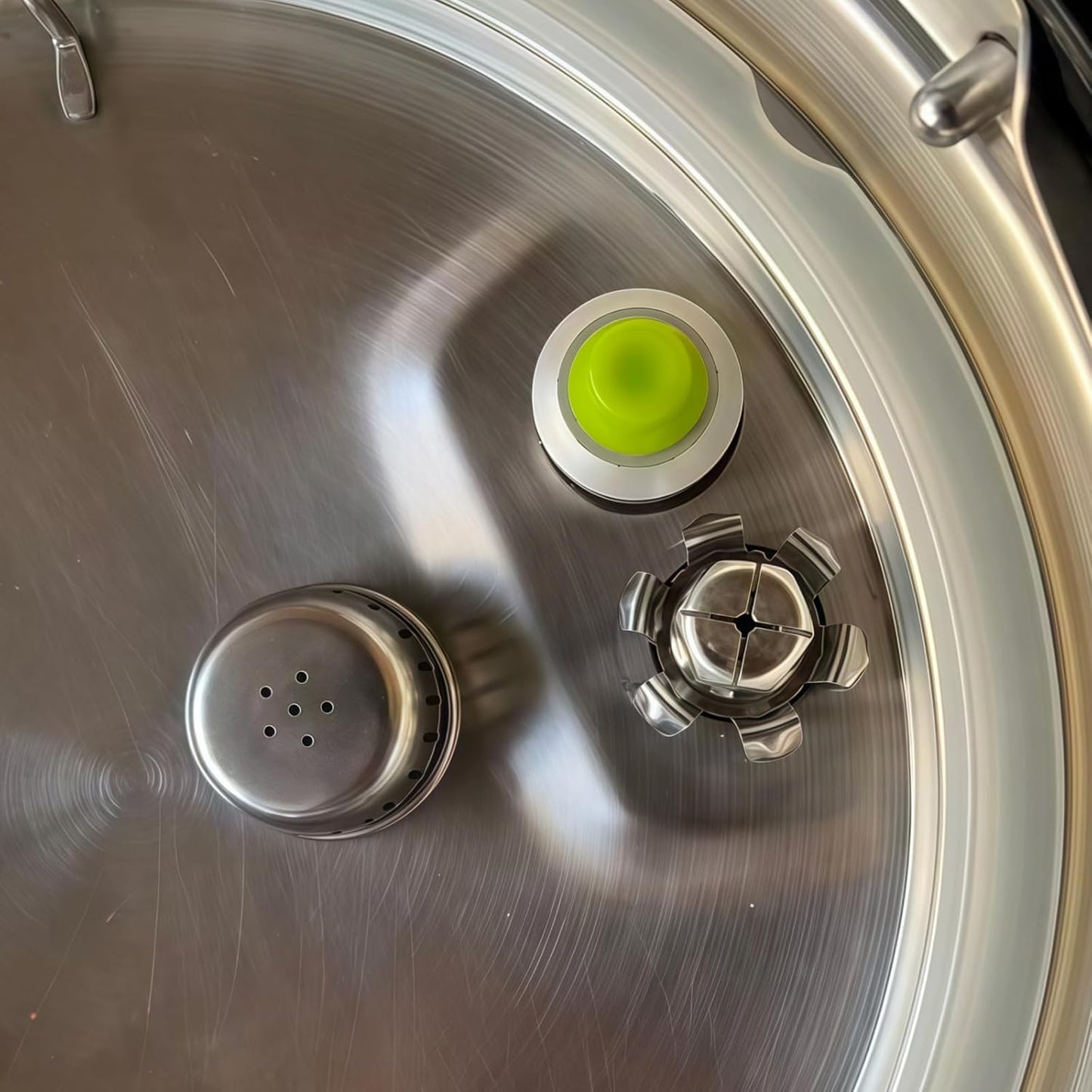 Mango de liberación de vapor con tapa de silicona para Instant Pot Pro 6 y 8 Qt