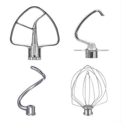 Set 4 Pzas Acero Inox para Mezcladora KitchenAid
