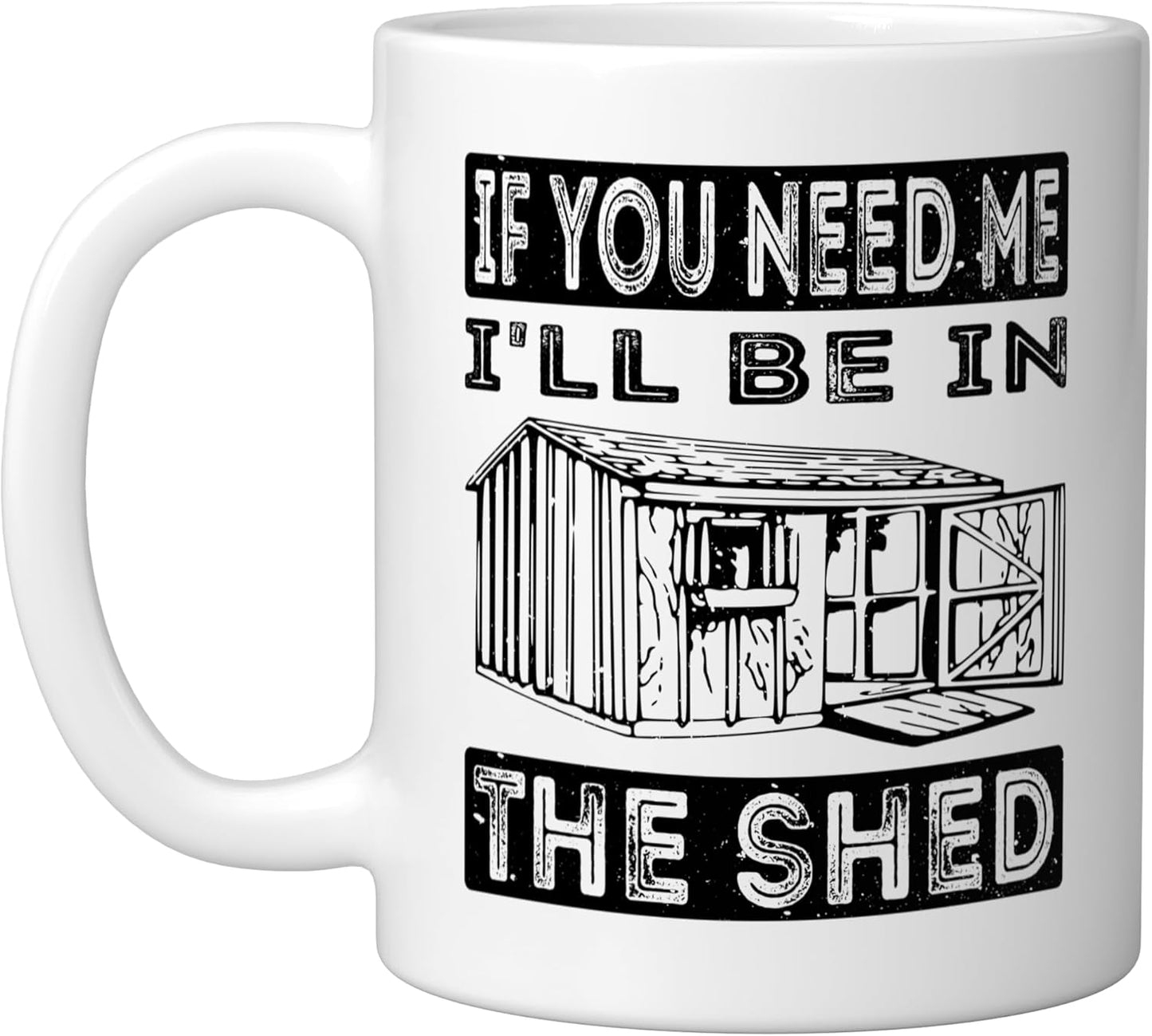 Taza Cerámica Joke Mecánico Jardinería Blanca