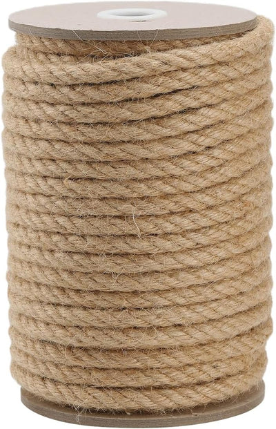 Cuerda yute 0.394pulg 100pies resistente manualidades jardinería