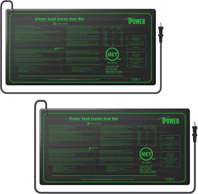2 Alfombrillas Térmicas Impermeables 10x20pulg Negro