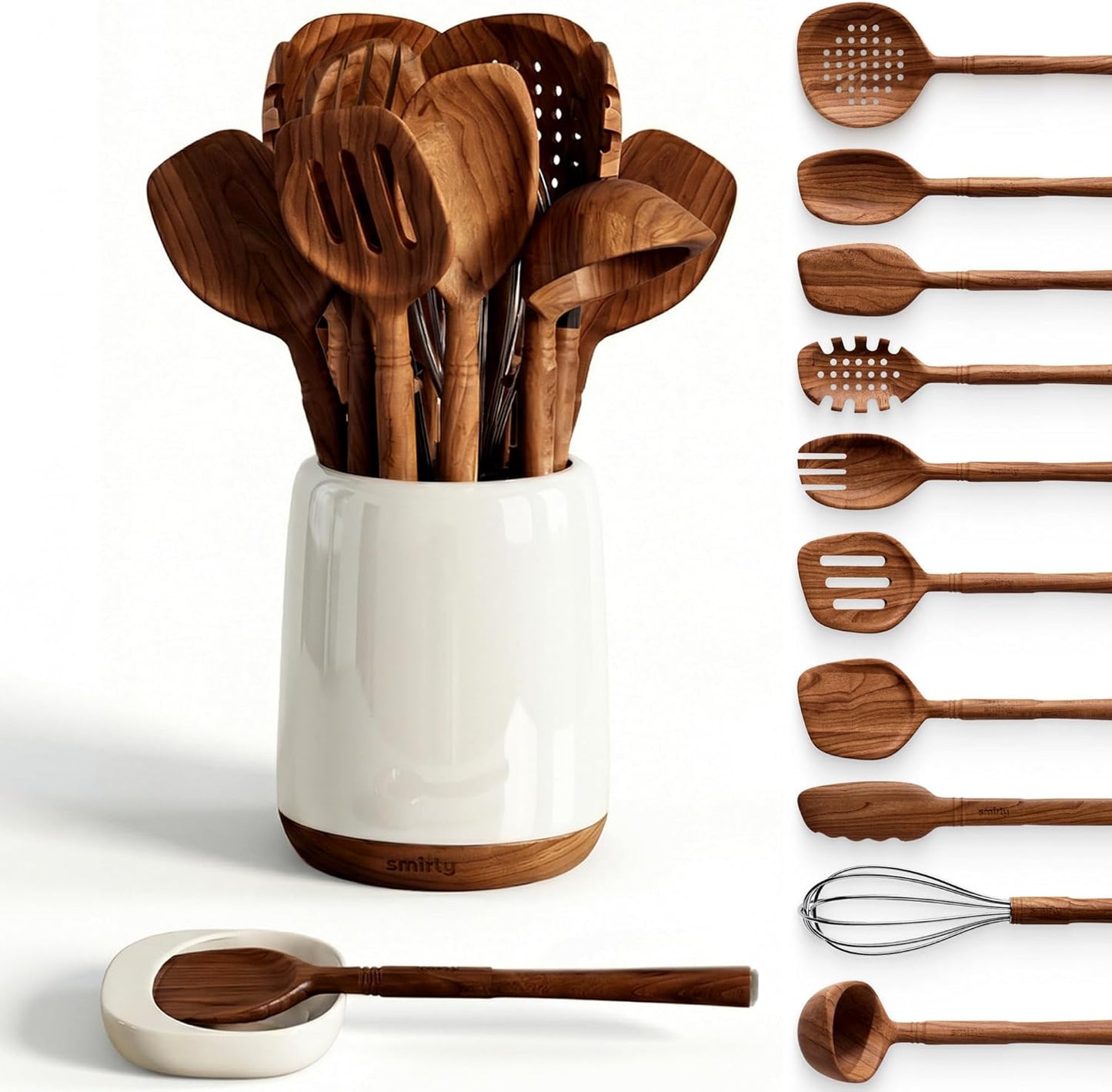 Juego de cocina Nogal 11 piezas