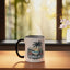 Taza cerámica retro de Honolulu, negro/blanco
