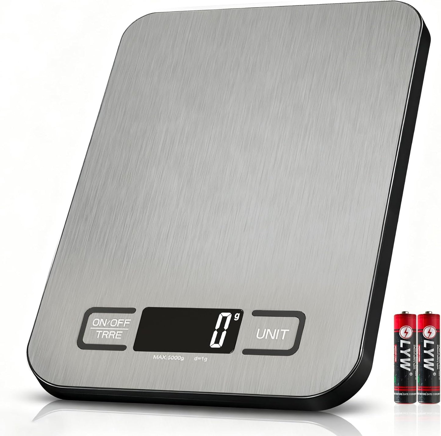 Báscula digital de alimentos 11lbs 6 unidades LCD cocina compacta