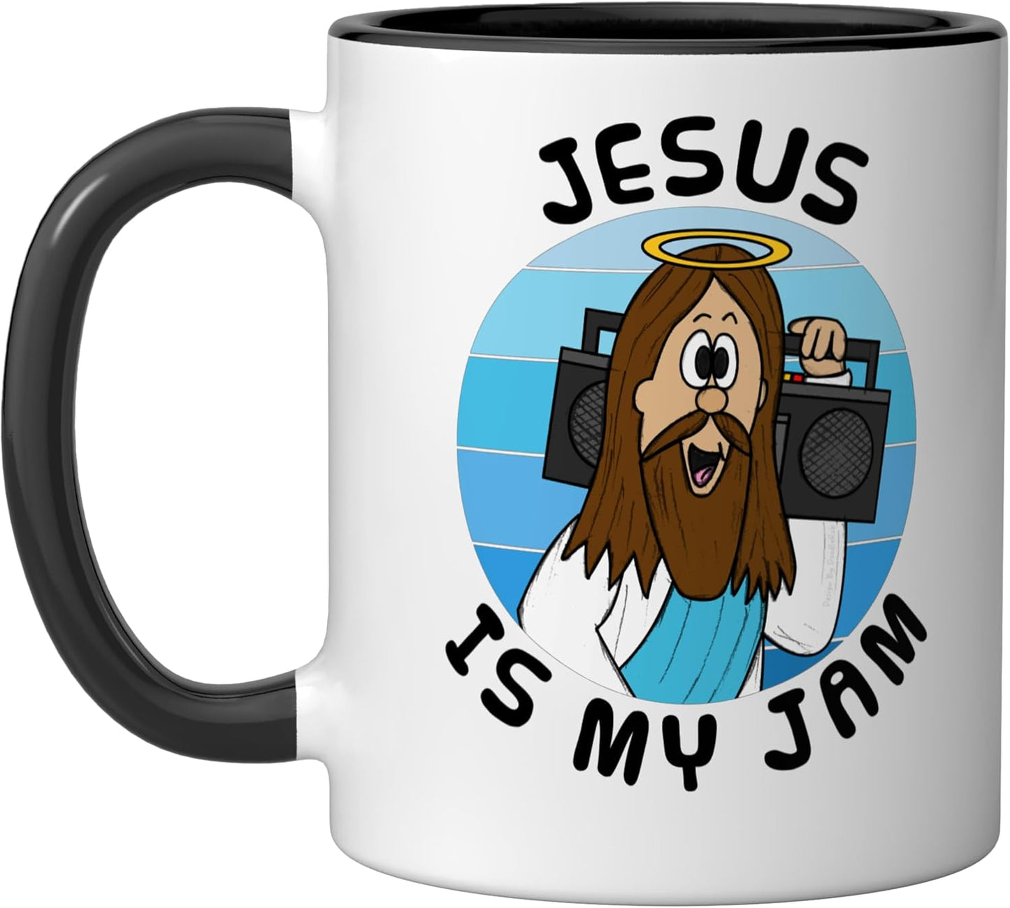 Taza cerámica Jesus Is My Jam para líderes cristianos jovenes