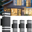 4 Luces LED Cuadradas 12pulg para Pared IP65 Impermeable
