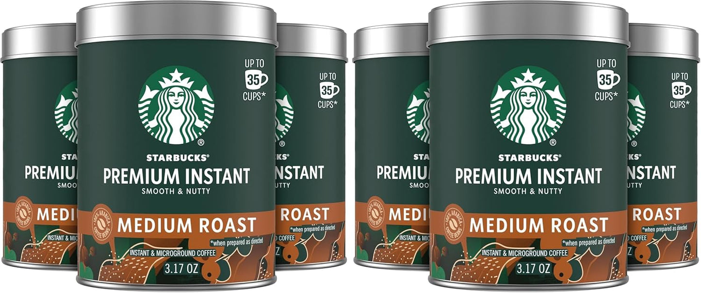 Café instantáneo Starbucks tostado medio 3.17oz set 2