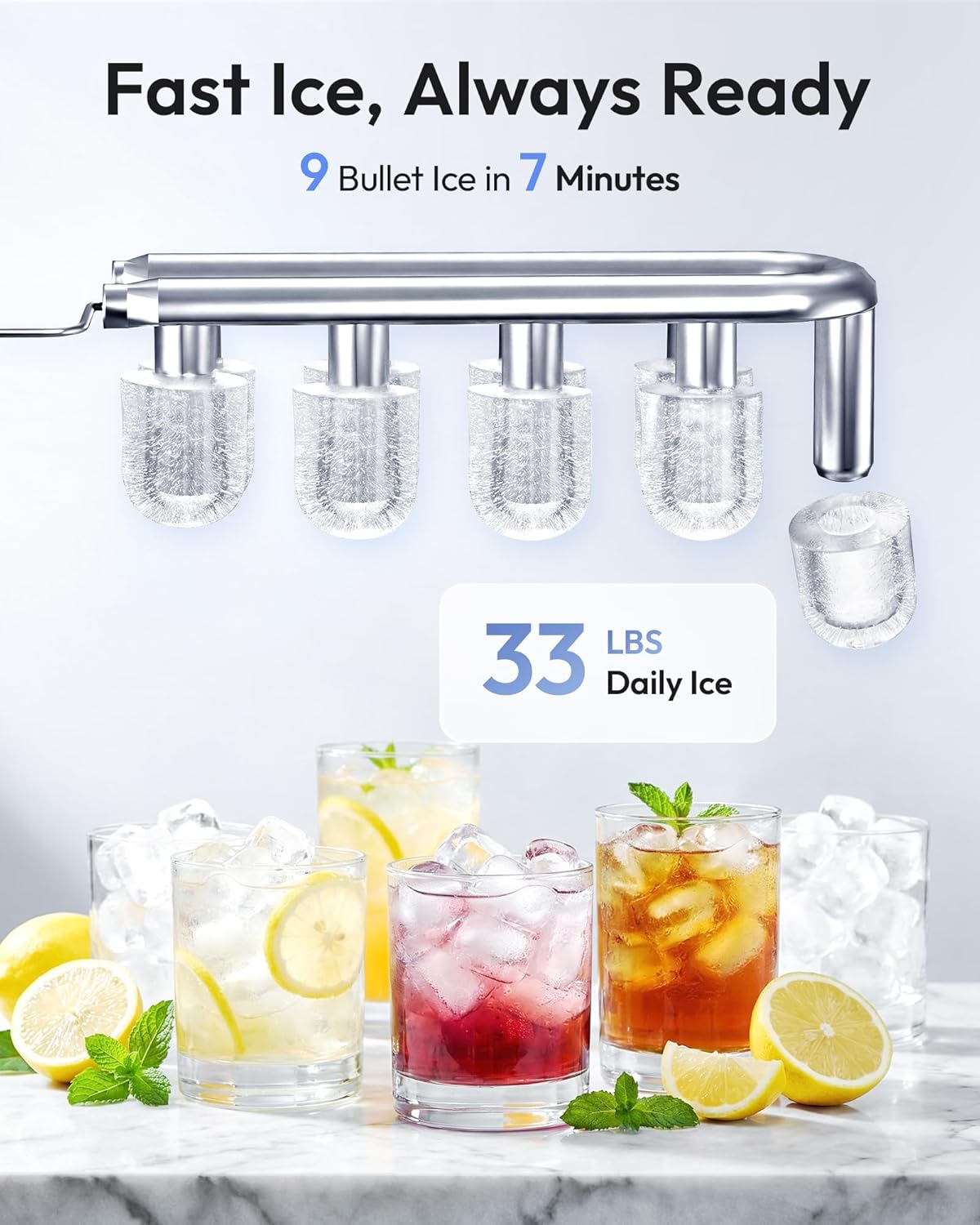 Dispensador agua 4en1 con hielera frío calor 3-5gal negro