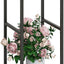 Soporte estante macetas madera 32pulg sala jardín marrón