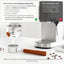 Portafiltro plano 2.008pulg comp CASABREWS 3 orejas acero inox