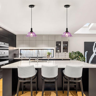 Lámpara colgante cristal moderna para cocina dormitorio comedor
