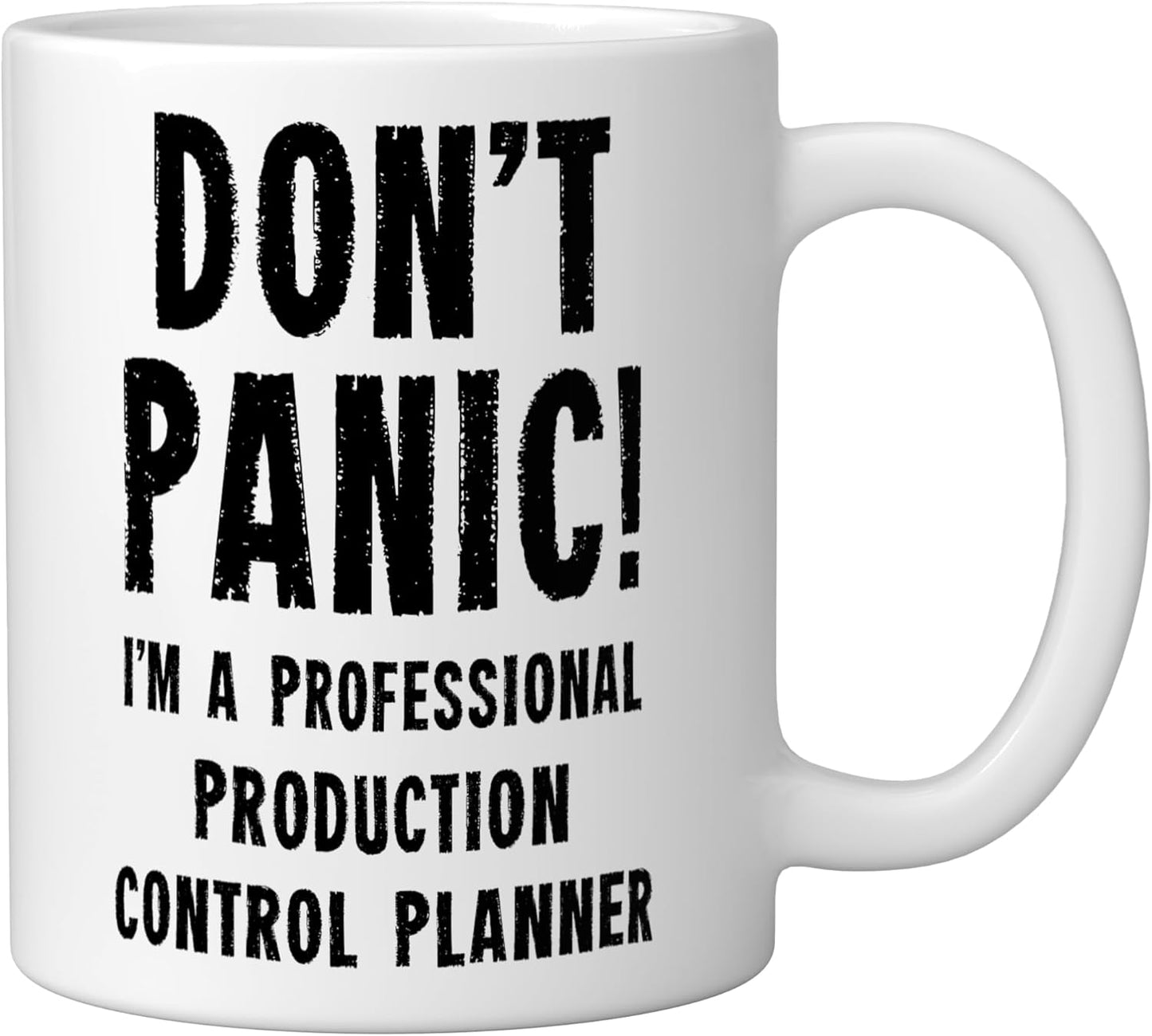 Taza Cerámica Control Planner Blanca