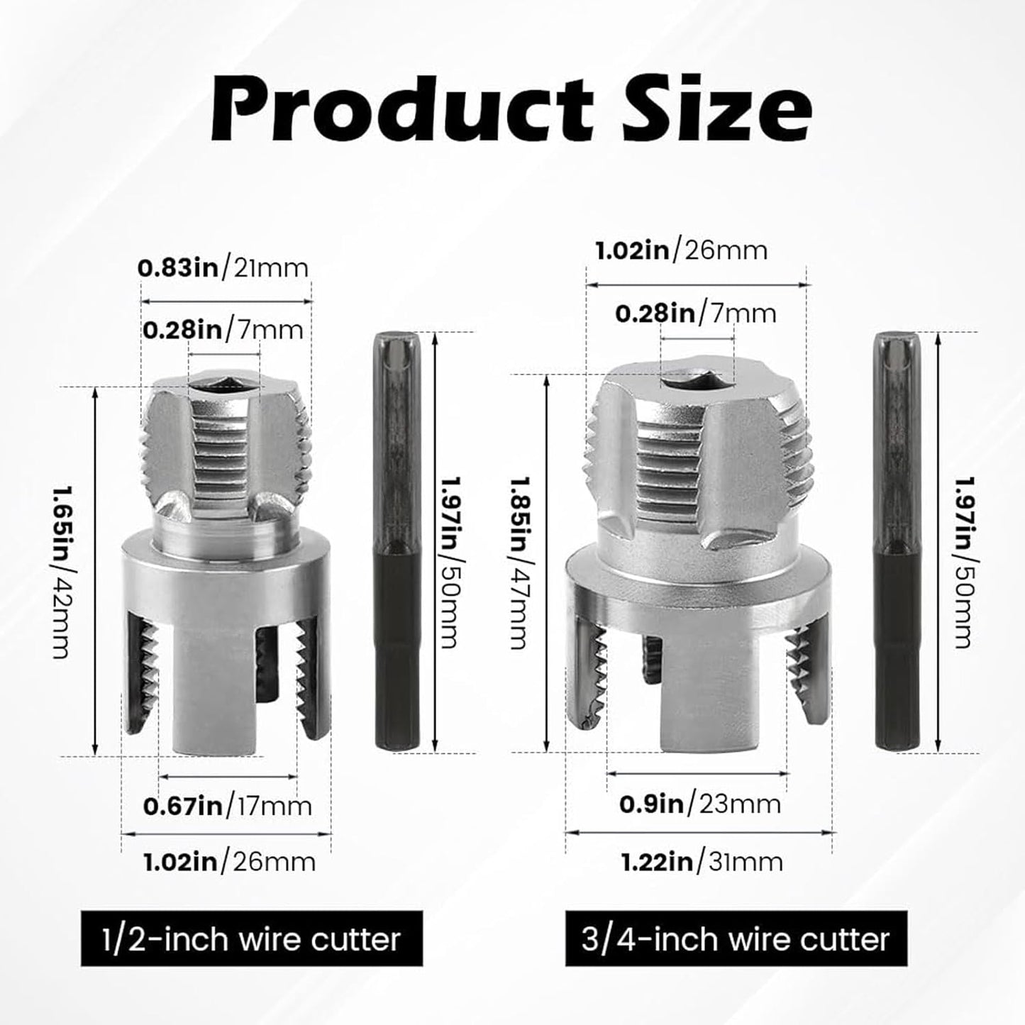 Llave tubería 4en1 abridor universal PVC 1/2pulg