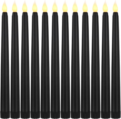 12 Velas LED Parpadeantes 8.5pulg sin Llama para Mesa Boda