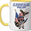 Taza Cerámica Psalmo 147:3 Amarillo/Blanco