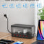 Regleta alimentación 10 puertos CA 3 USB 6ft