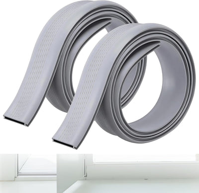 2 Insertos umbral puerta 39pulg comp aluminio 1-5/16x3/8