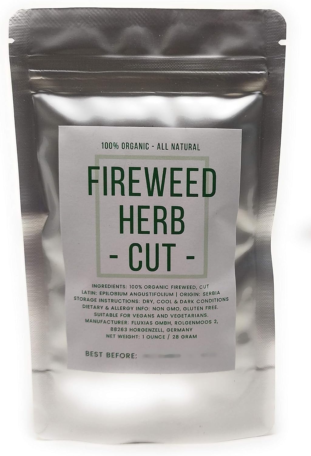 Hierba Fireweed Epilobium natural seco 1oz