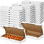 100 Cajas Pizza 14x7pulg Rectangulares Resistentes