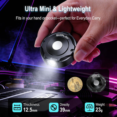 Llavero linterna recargable EDC magnético IP67