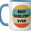 Taza Cerámica Guillory Nombre Azul/Blanco