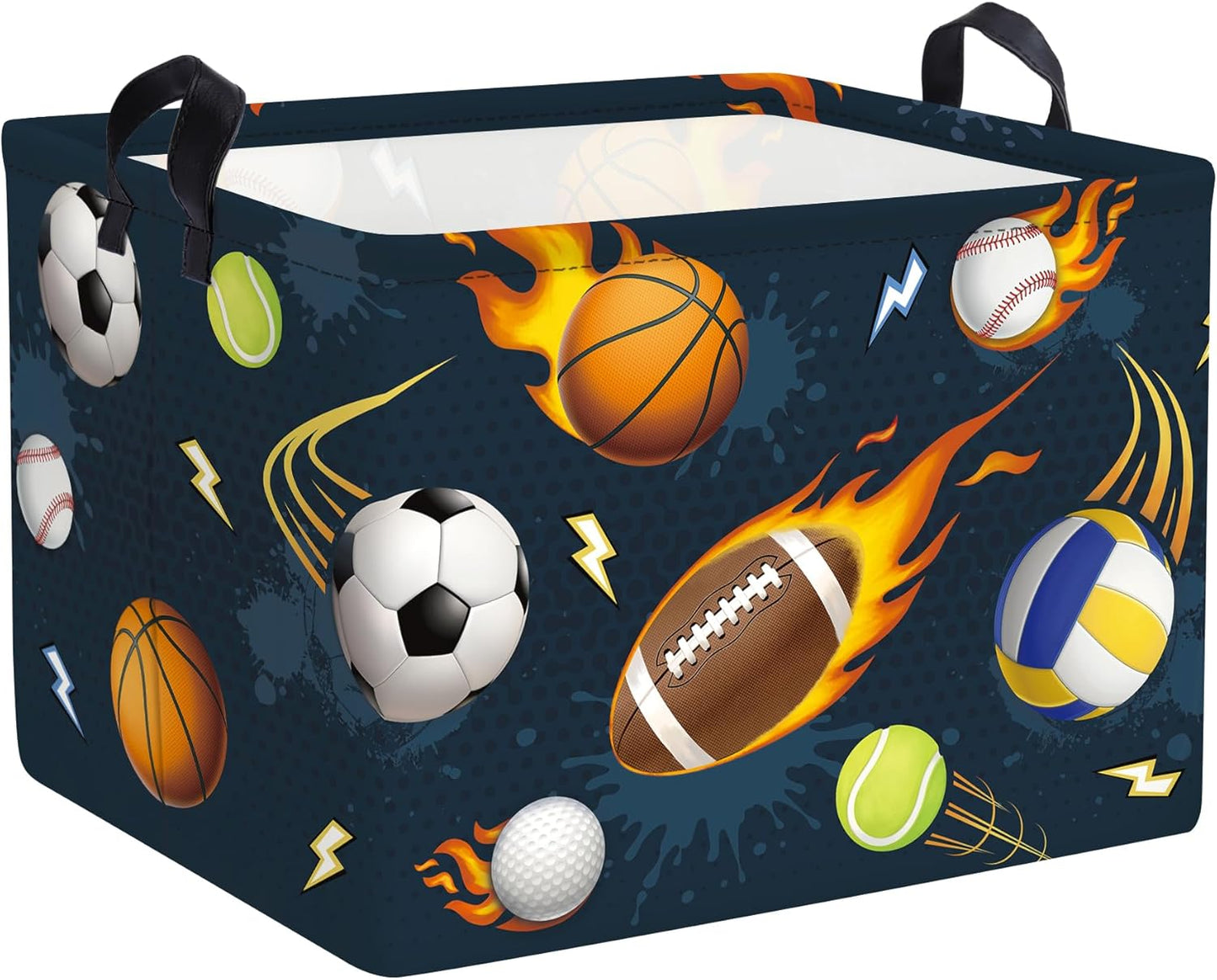 Cesta para libros y pelotas de baloncesto niños