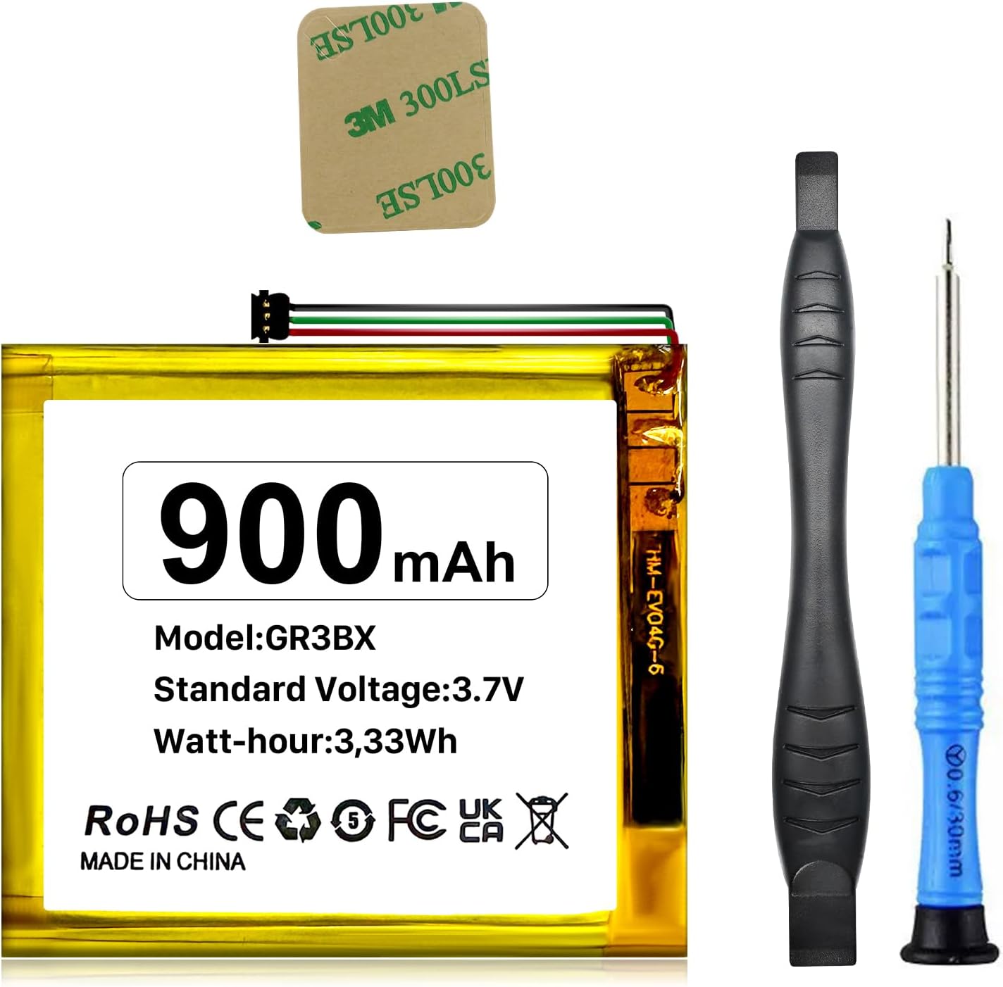 Batería 900mAh repuesto Nest 4ta gen con herramientas