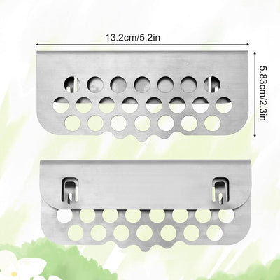 Puerta de grasa para parrilla Blackstone de acero inoxidable 28-36 pulg