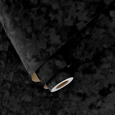 Papel tapiz autoadhesivo fieltro terciopelo negro