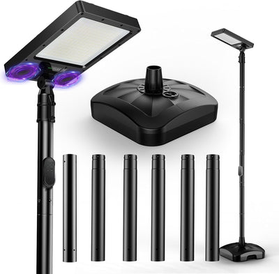 Luz solar exterior con altavoz IP65 para jardín patios garaje