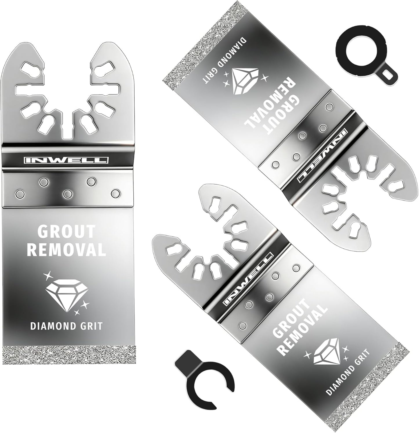 3 Cuchillas Oscilantes Diamante Universal para Azulejos