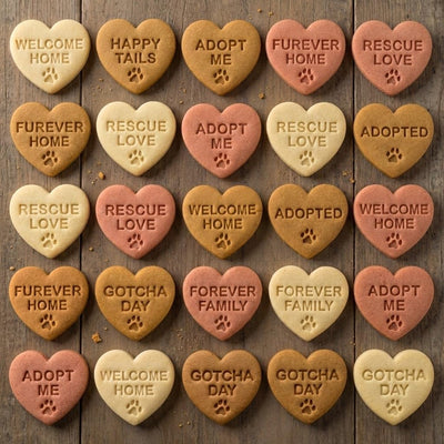 Set 10 Cortadores Corazón para Galletas Rescate Perros