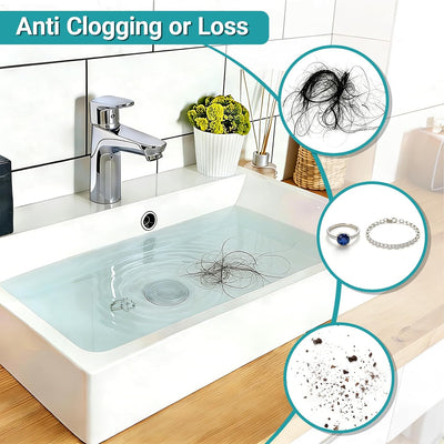 Cesto filtro acero inox para ducha universal 2 pzas
