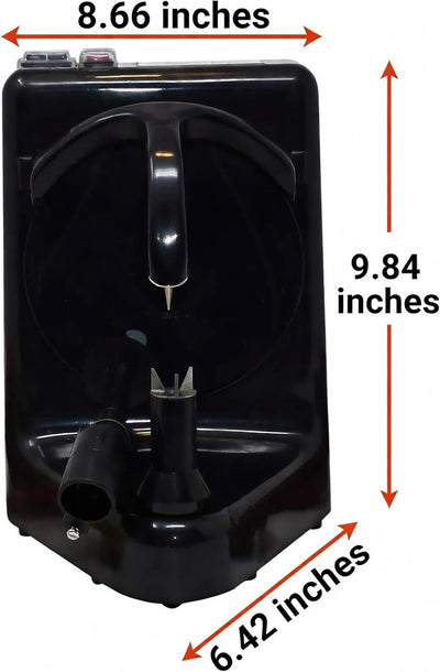 Pelador eléctrico frutas verduras acero inox negro