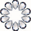 10 Colgantes Cristal 1.5pulg Prismas Ventanas FengShui