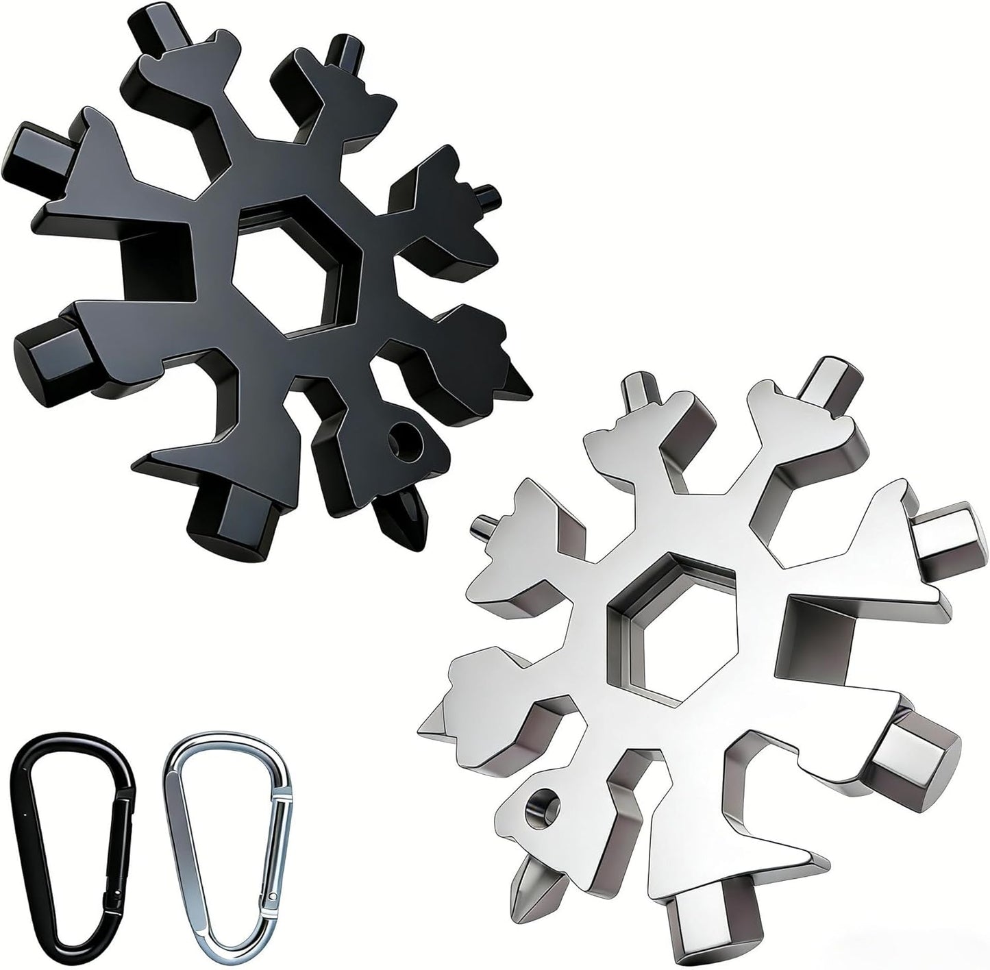 Pack 2 Multiherramientas Acero Inox 18en1 Mosqueton