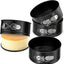 Paquete de 4 mini moldes antiadherentes para tartas de queso de 4 pulgadas