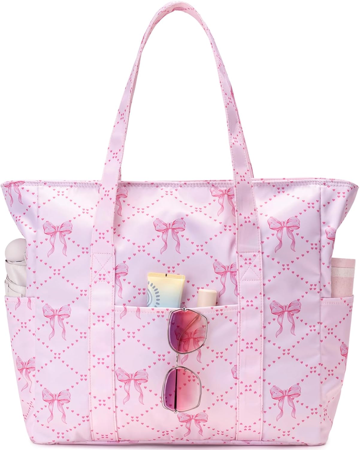 Bolsas playa mujer impermeable doble cremallera 3 bolsillos