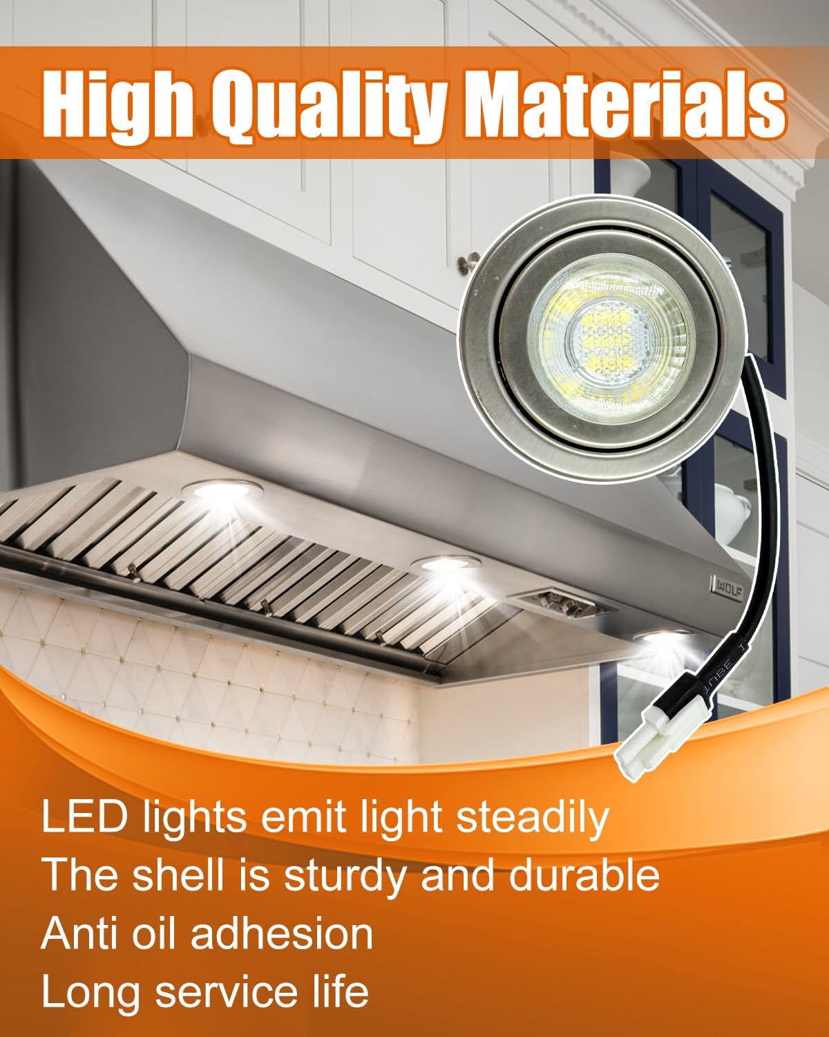 2 Bombillas LED 120V 3W para Campana Extractora Awoco 6000K