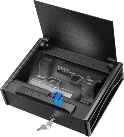 Caja fuerte biométrica huella teclado llave gran capacidad