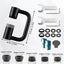 2 Extensiones Aireador Grifo Giratorio 1440° Universal Negro