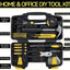 Set 58 Pzas Kit Herramientas Hogar con Estuche Plástico