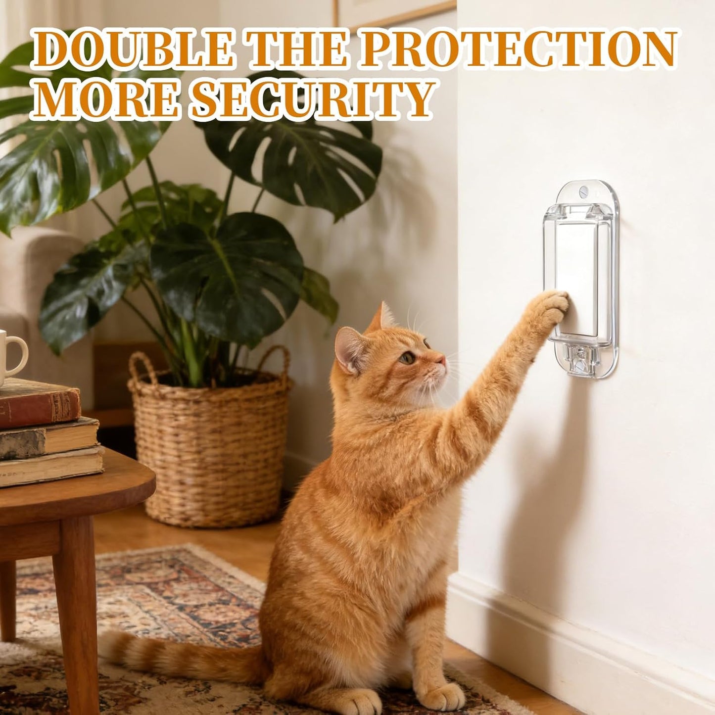 Pack 4 Protectores Interruptor Luz Transparente Pared
