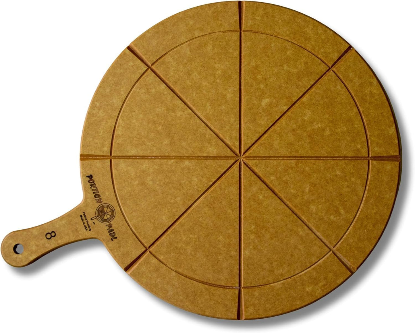 Tabla cortar pizza 15pulg NSF 8 rebanadas