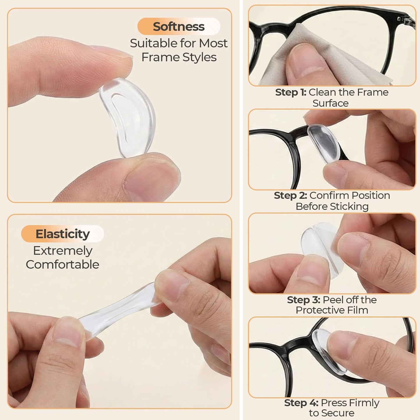 104 Pzas Accesorios Antideslizantes para Lentes