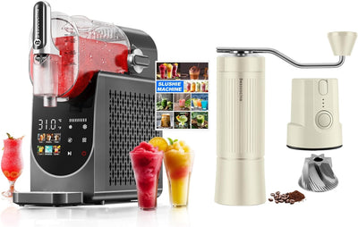 Máquina de granizado para bebidas congeladas sin hielo con limpieza automática