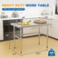 Mesa de acero inoxidable 24x48 para cocina