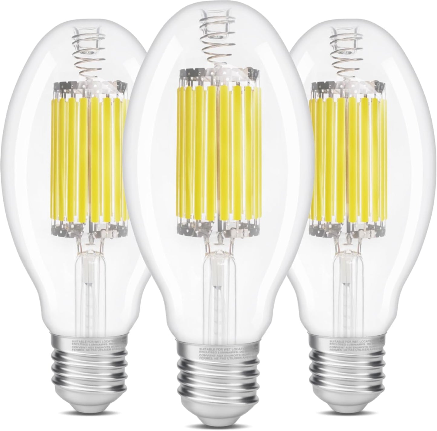 Pack 3 Bombillas LED ED28 6000lm Blanco Frío E39