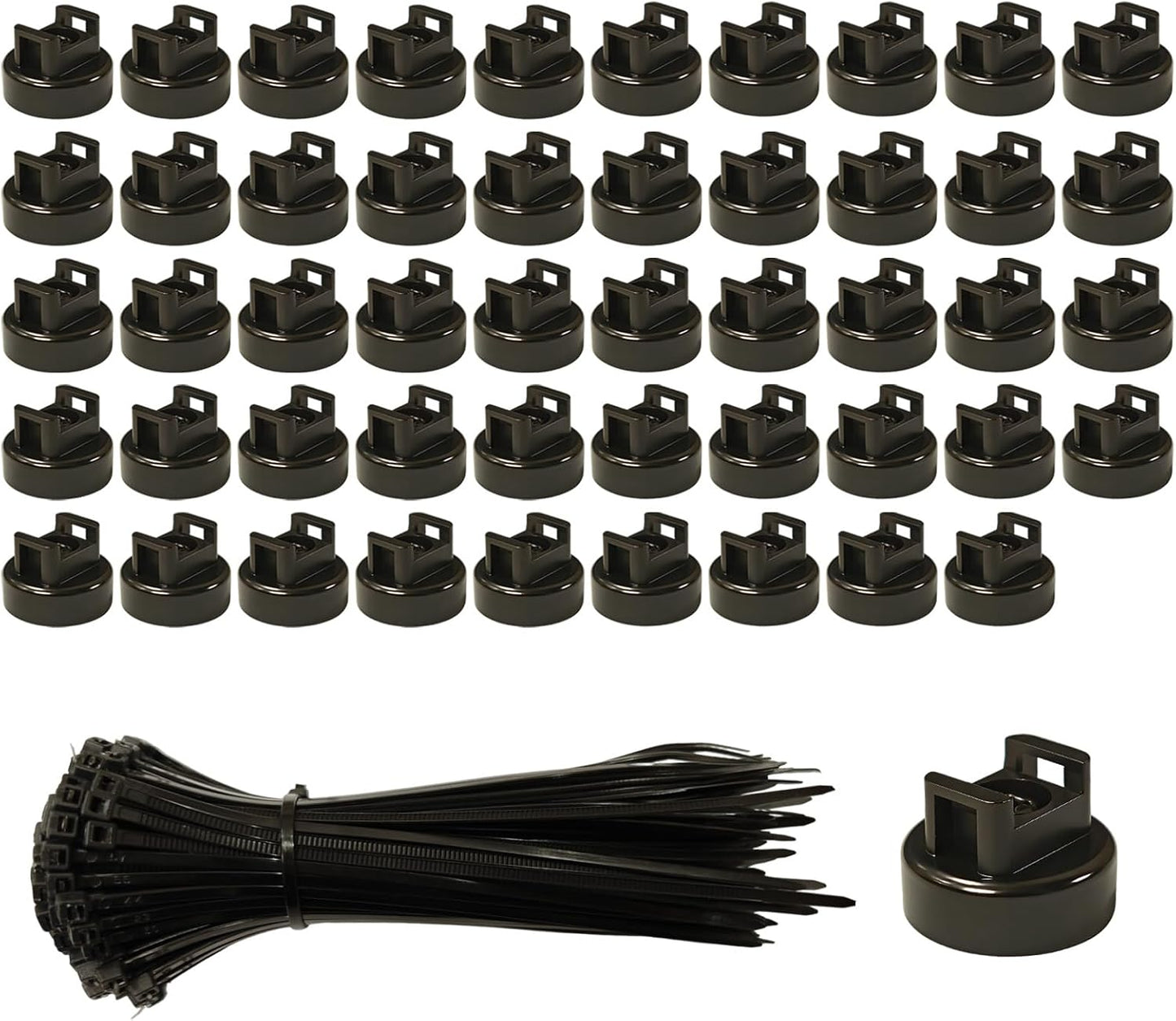 Soportes magnéticos para bridas cables 50 imanes 200 bridas