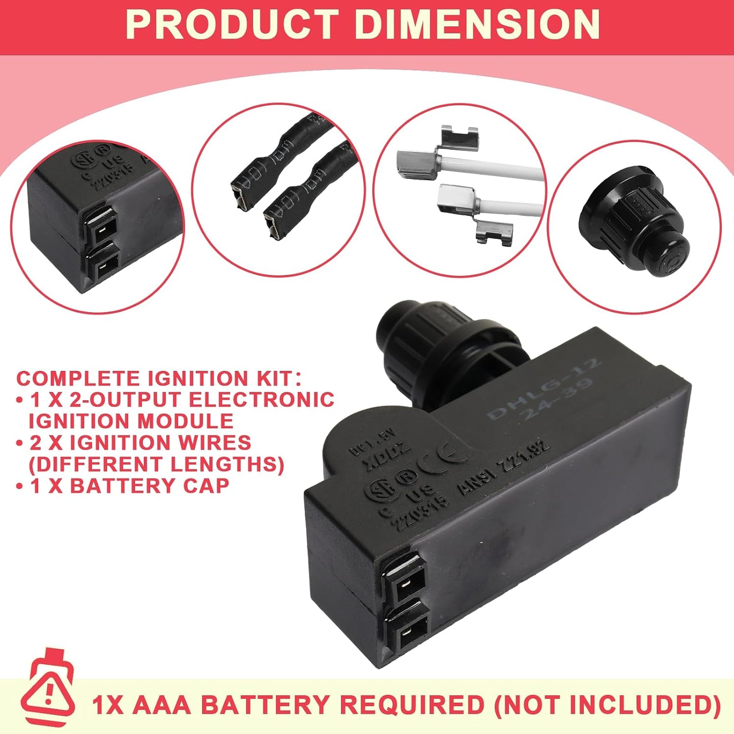 Kit encendido parrilla Charbroil G432-8S01-W1